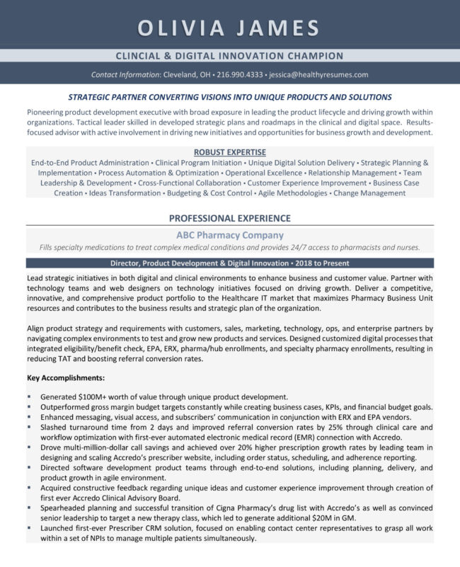 Healthy Resumes - Professional Resume Writing Service